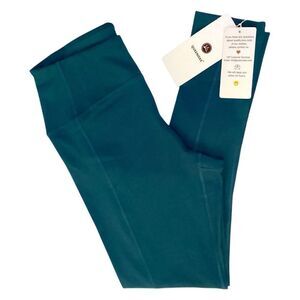Athletic Teal Leggings By Queenieke Ninth Power Flex High Waist Size Small